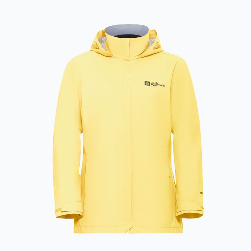Dámska bunda do dažďa Jack Wolfskin Trailtime 2L lemon ice 8
