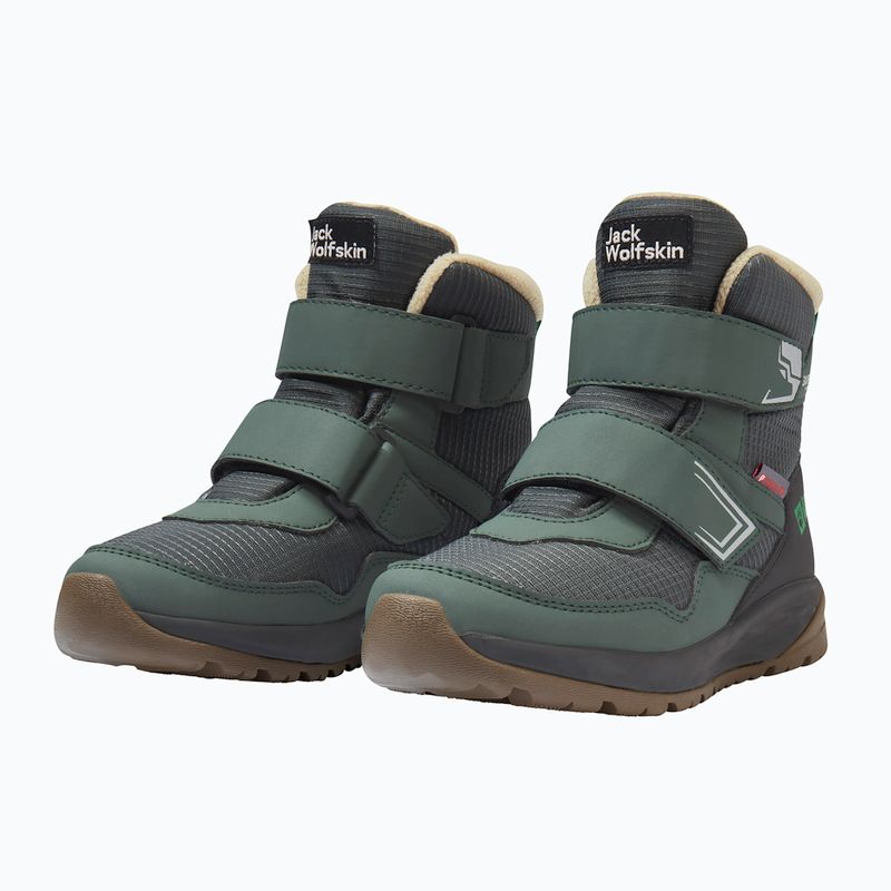 Detské topánky Jack Wolfskin Polar Bear-B Texapore Mid Vc mystic green 3