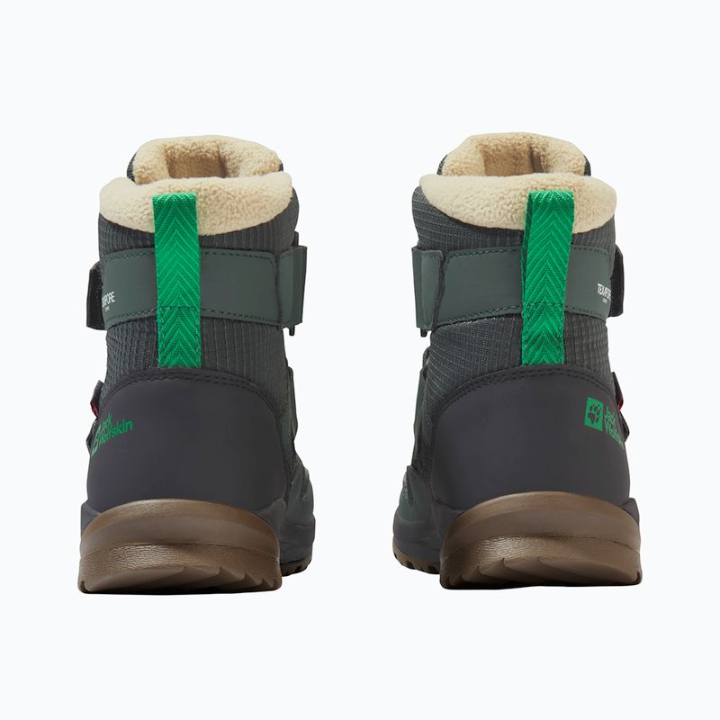 Detské topánky Jack Wolfskin Polar Bear-B Texapore Mid Vc mystic green 4