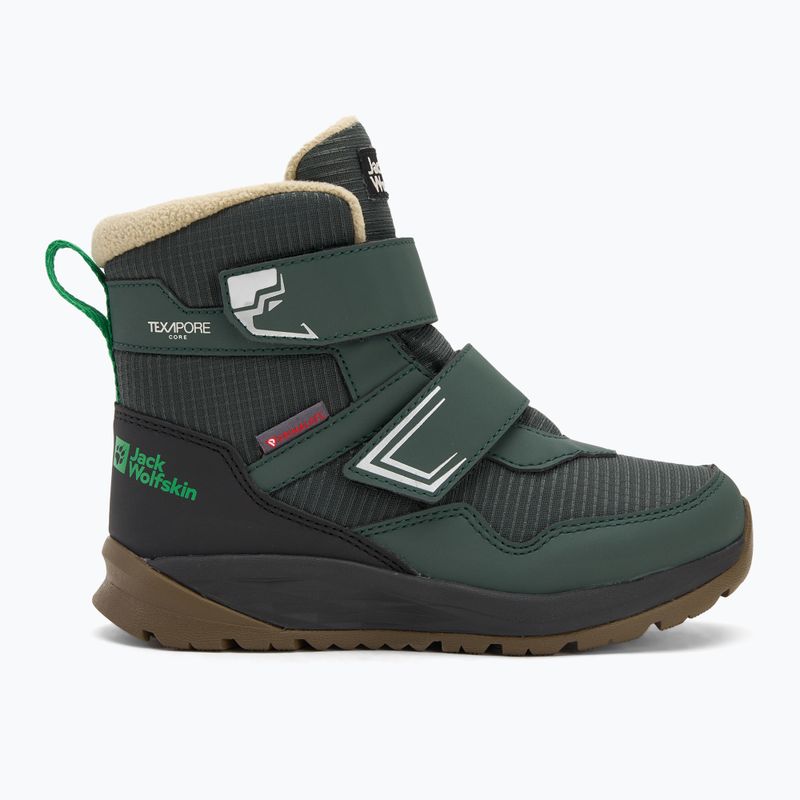 Detské topánky Jack Wolfskin Polar Bear-B Texapore Mid Vc mystic green 2