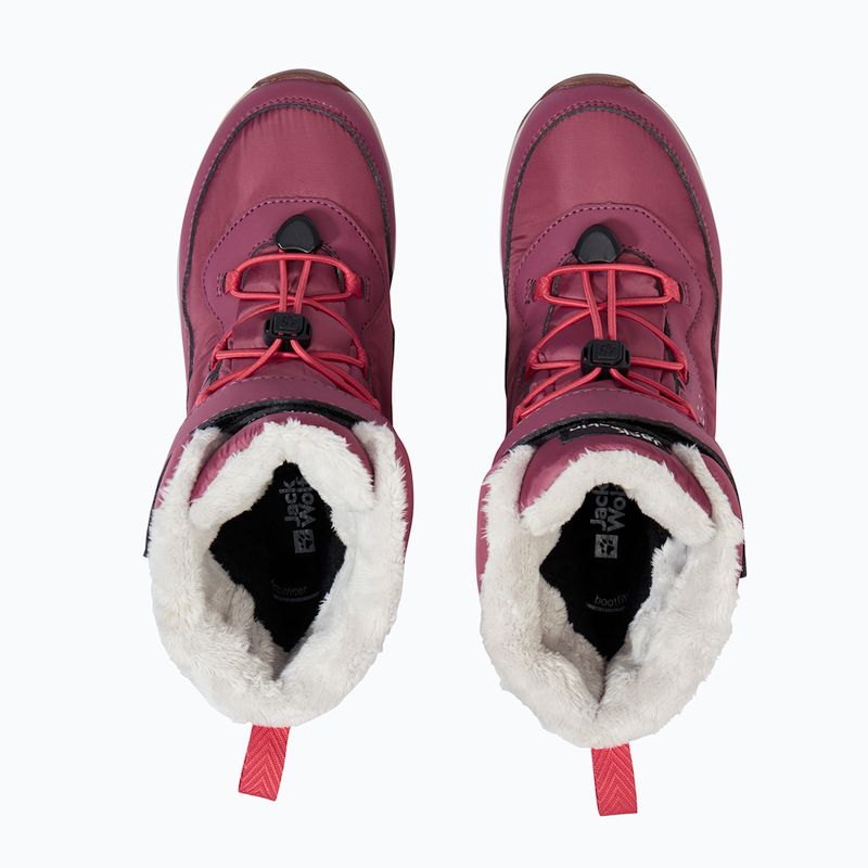 Detské topánky Jack Wolfskin Polar Bear-G Texapore High Vc raisin 5