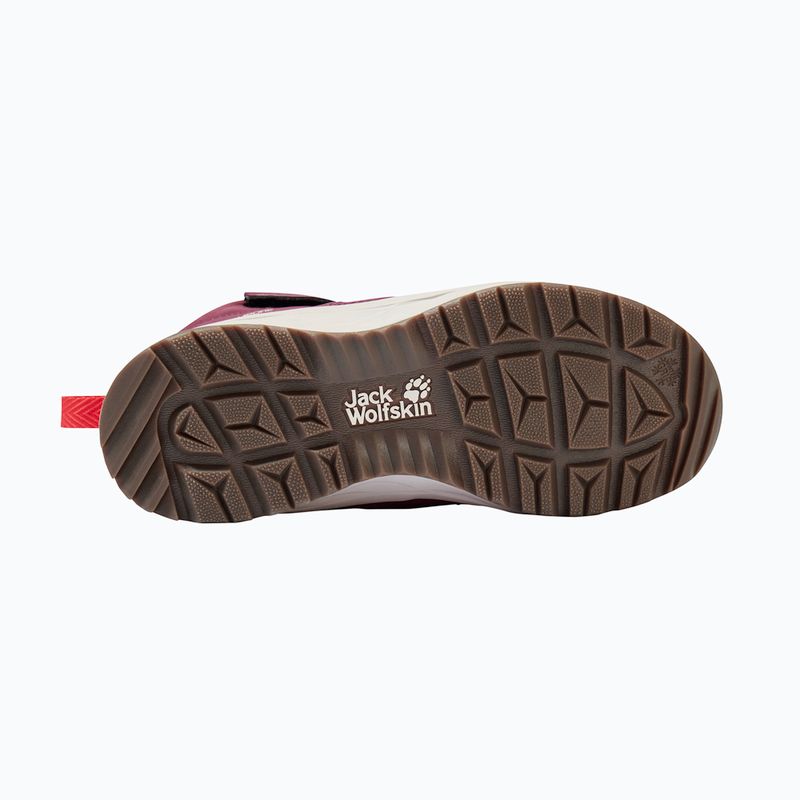 Detské topánky Jack Wolfskin Polar Bear-G Texapore High Vc raisin 7