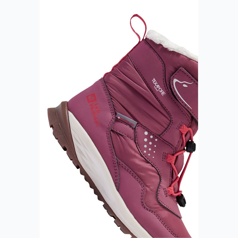Detské topánky Jack Wolfskin Polar Bear-G Texapore High Vc raisin 8
