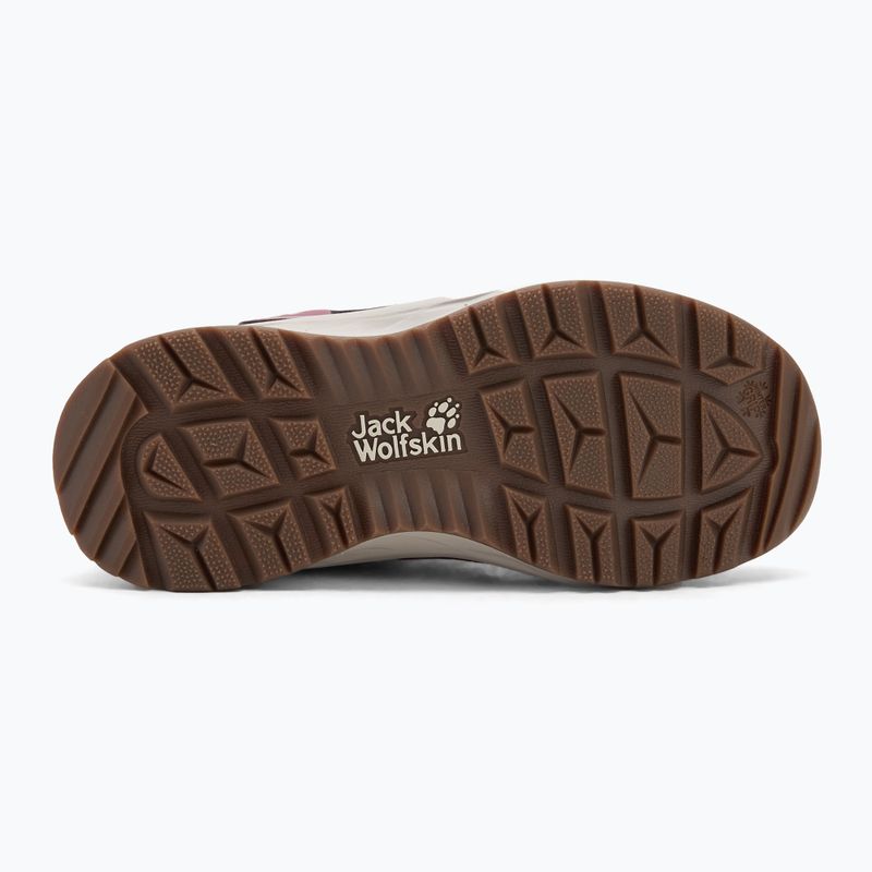 Detské topánky Jack Wolfskin Polar Bear-B Texapore Mid Vc raisin 4