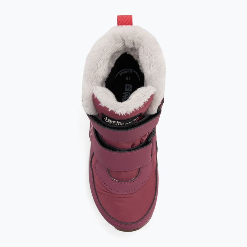 Detské topánky Jack Wolfskin Polar Bear-B Texapore Mid Vc raisin 5