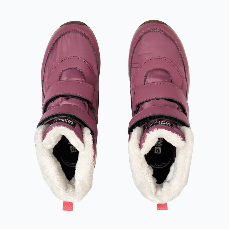 Detské topánky Jack Wolfskin Polar Bear-B Texapore Mid Vc raisin 5