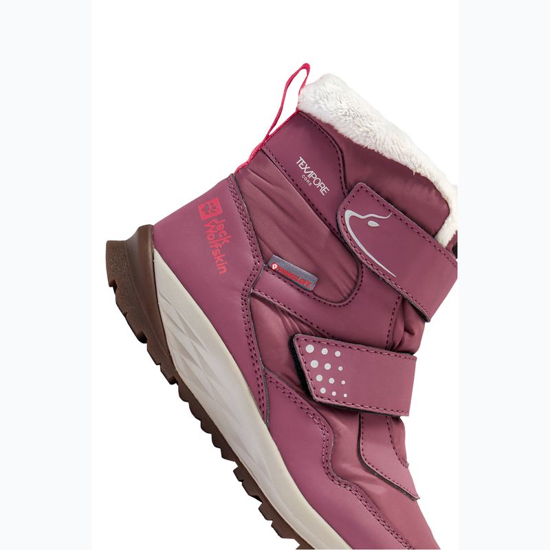 Detské topánky Jack Wolfskin Polar Bear-B Texapore Mid Vc raisin 8