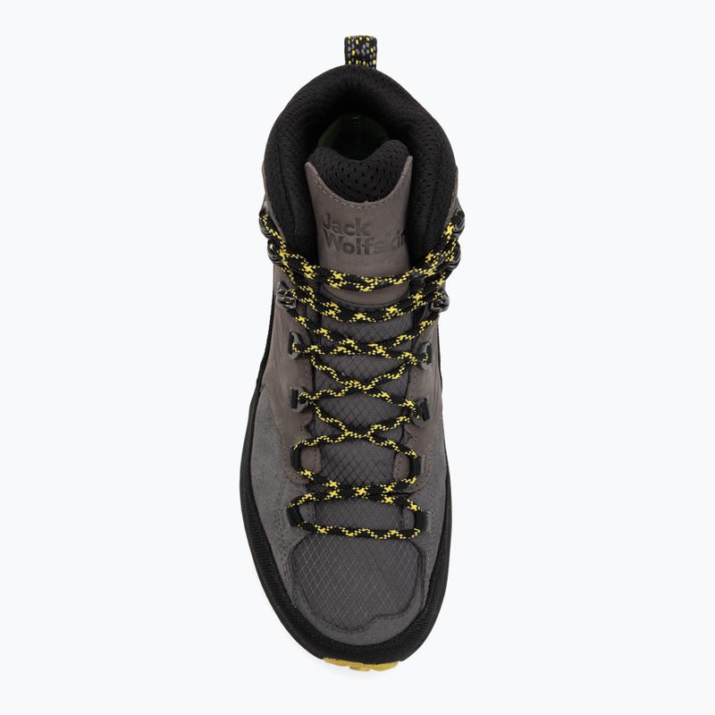 Pánske trekové  topánky Jack Wolfskin Cyrox Texapore Mid slate 5