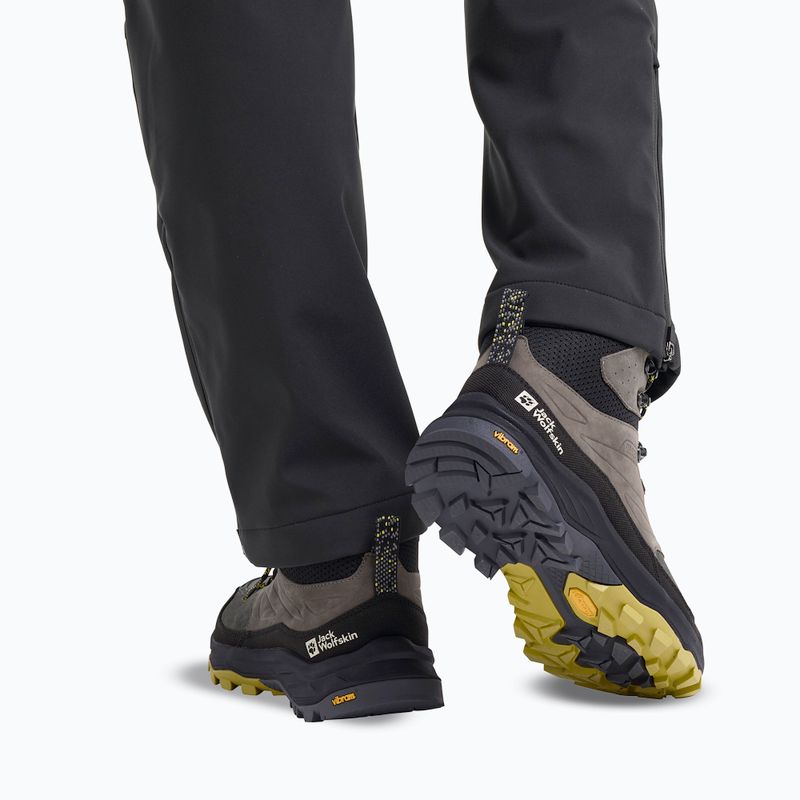 Pánske trekové  topánky Jack Wolfskin Cyrox Texapore Mid slate 18