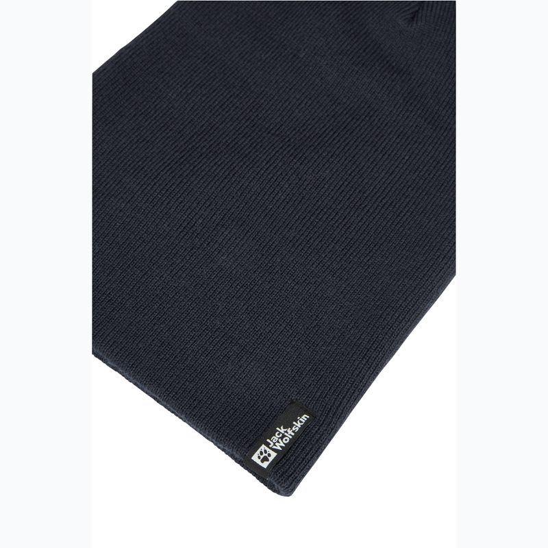 Zimná čiapka Jack Wolfskin Rib dark navy 3