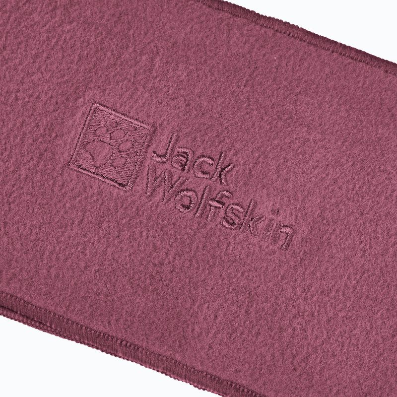 Fleecová čelenka Jack Wolfskin Real Stuff raisin 3