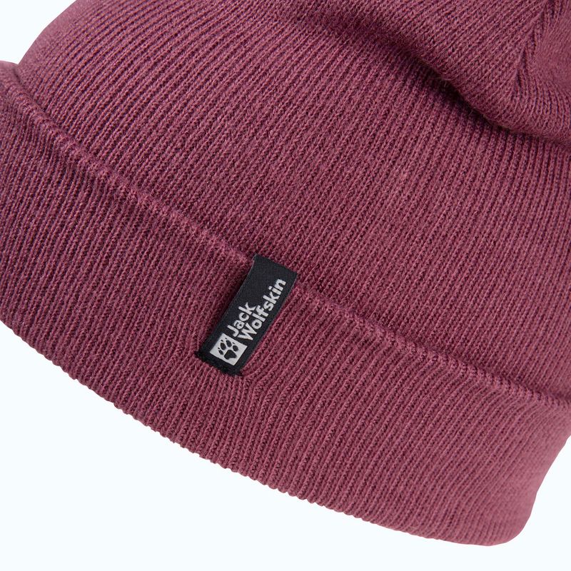 Zimná čiapka Jack Wolfskin Rib raisin 3