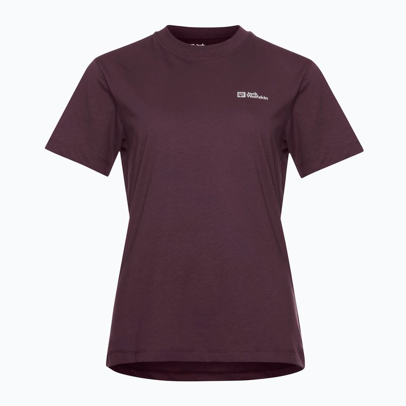 Dámske tričko Jack Wolfskin Essential amaranth 5
