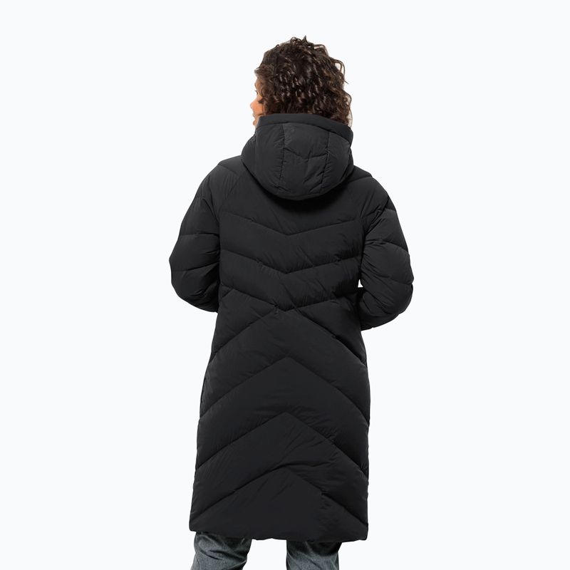 Dámsky páperový kabát Jack Wolfskin Marienplatz Coat black 2