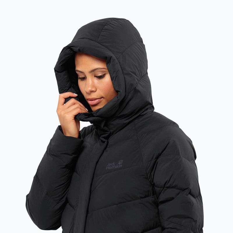 Dámsky páperový kabát Jack Wolfskin Marienplatz Coat black 3