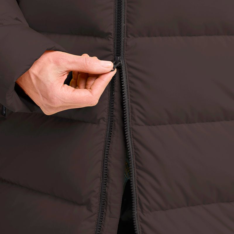 Dámsky páperový kabát Jack Wolfskin Frozen Palace peat 8