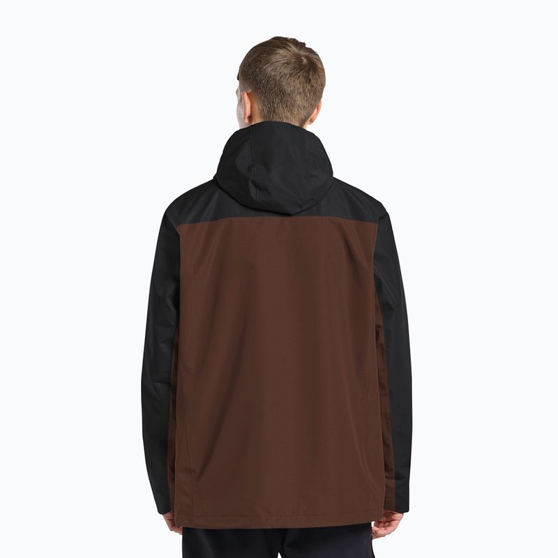 Pánska bunda 3v1 Jack Wolfskin Taubenberg 3In1 hot chocolate 3