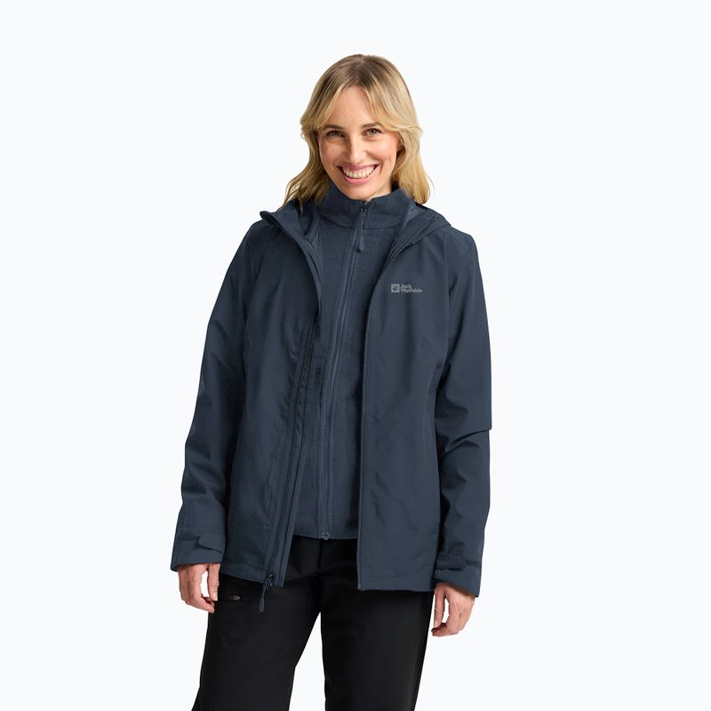 Dámska bunda 3v1 Jack Wolfskin Moonrise 3In1 midnight sky 4