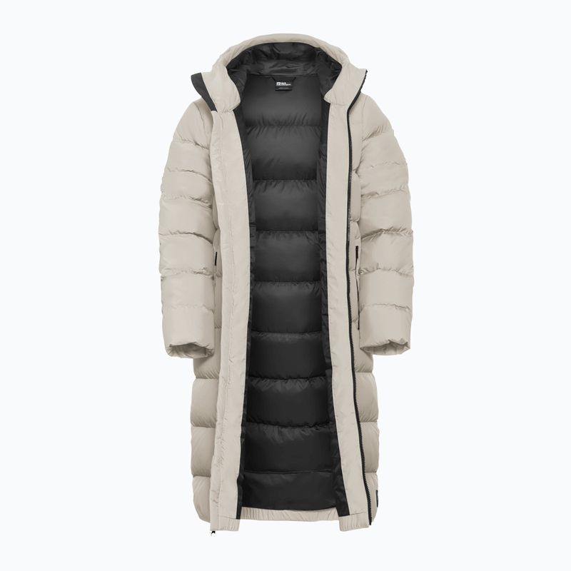 Dámsky páperový kabát Jack Wolfskin Frozen Palace pale sand 11