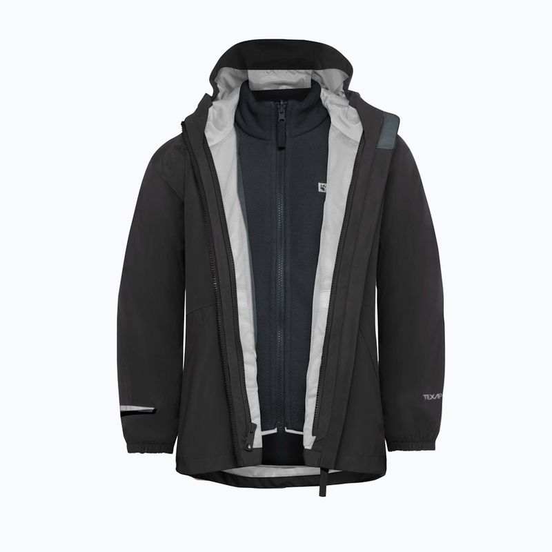 Detská bunda 3v1 Jack Wolfskin Iceland 3IN1 black 3