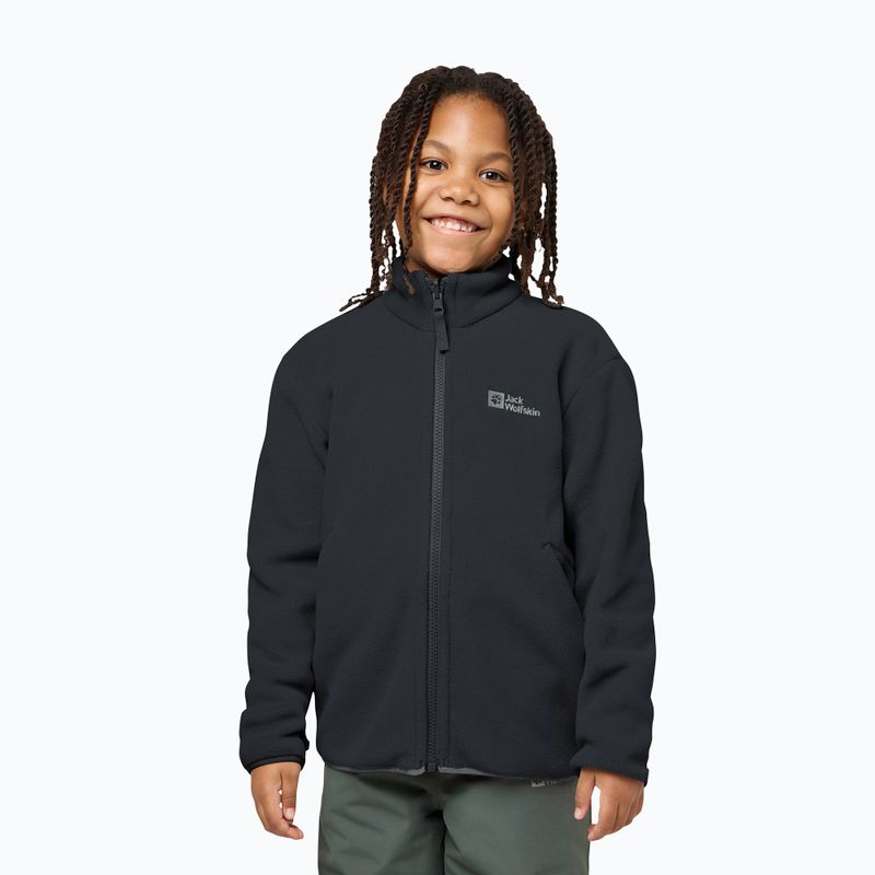 Detská bunda 3v1 Jack Wolfskin Iceland 3IN1 black 9