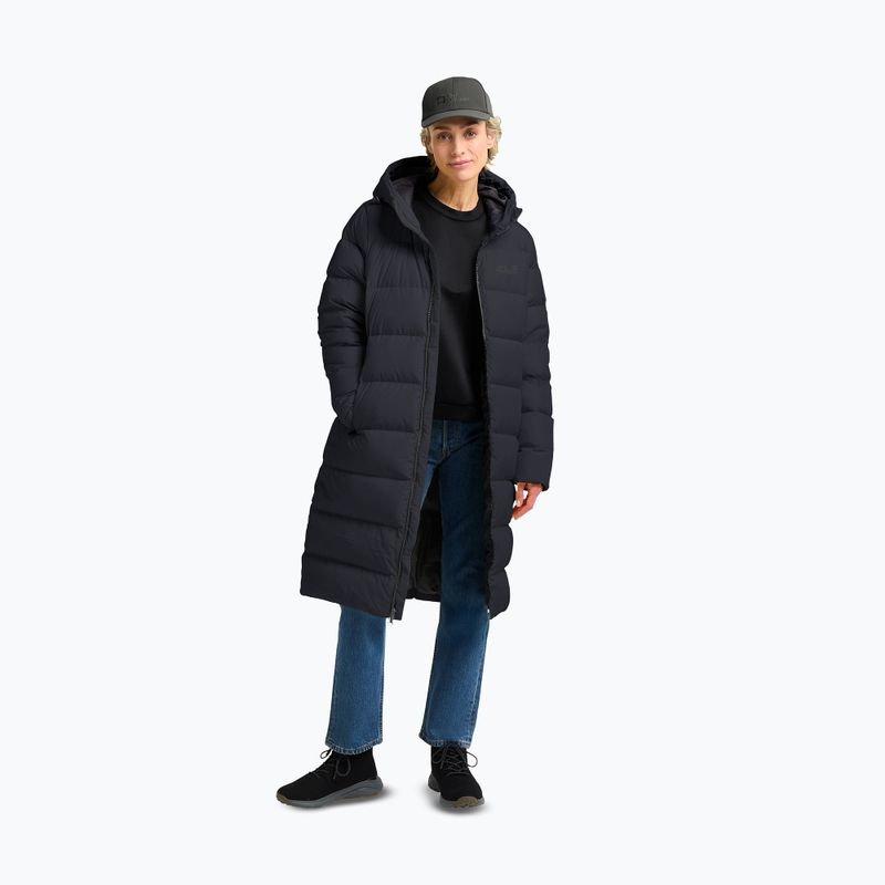 Dámsky páperový kabát Jack Wolfskin Frozen Palace Coat dark navy 3