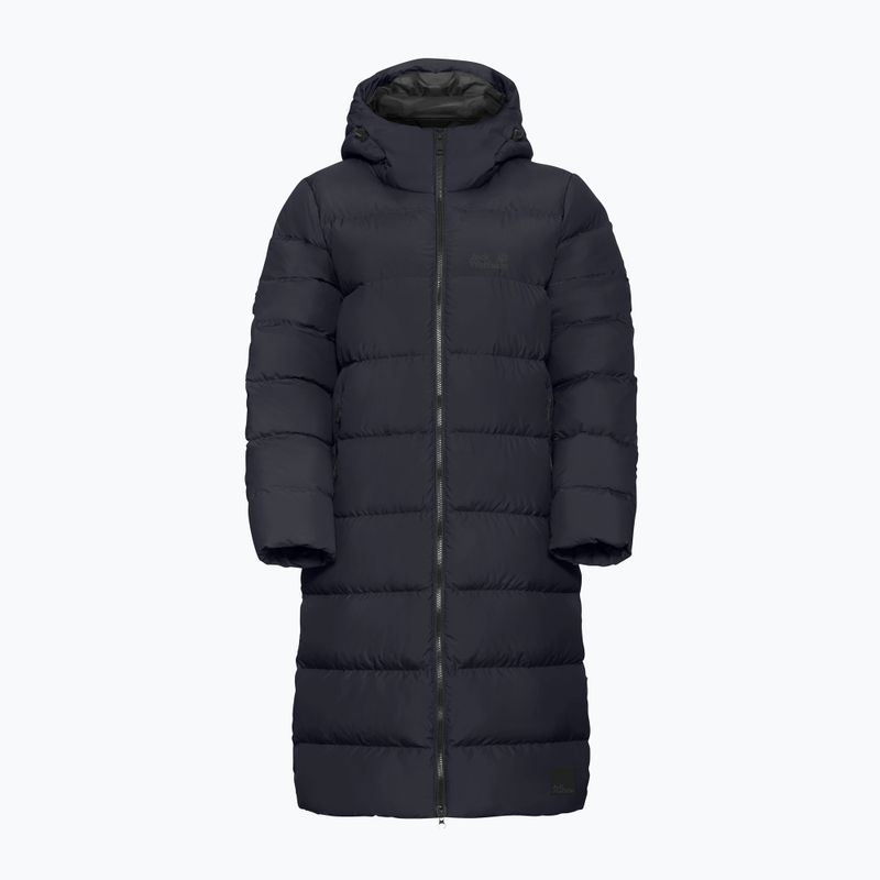 Dámsky páperový kabát Jack Wolfskin Frozen Palace Coat dark navy 9