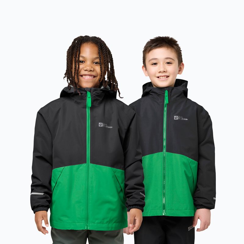 Detská bunda 3v1 Jack Wolfskin Iceland 3IN1 mystic green 7
