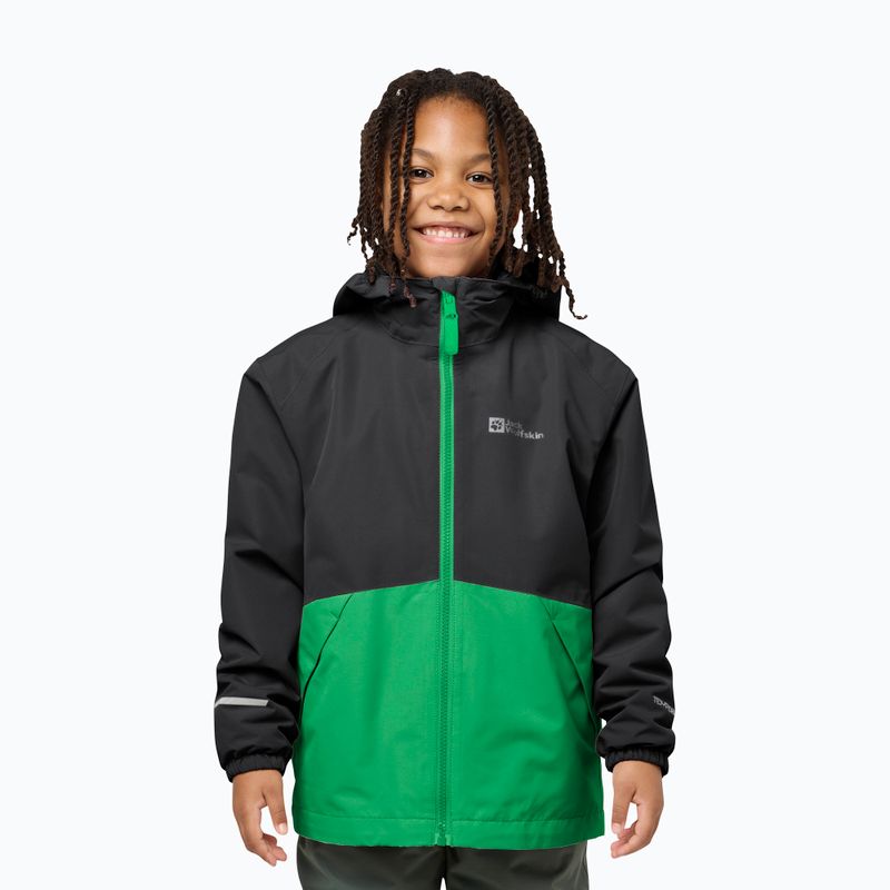Detská bunda 3v1 Jack Wolfskin Iceland 3IN1 mystic green 8