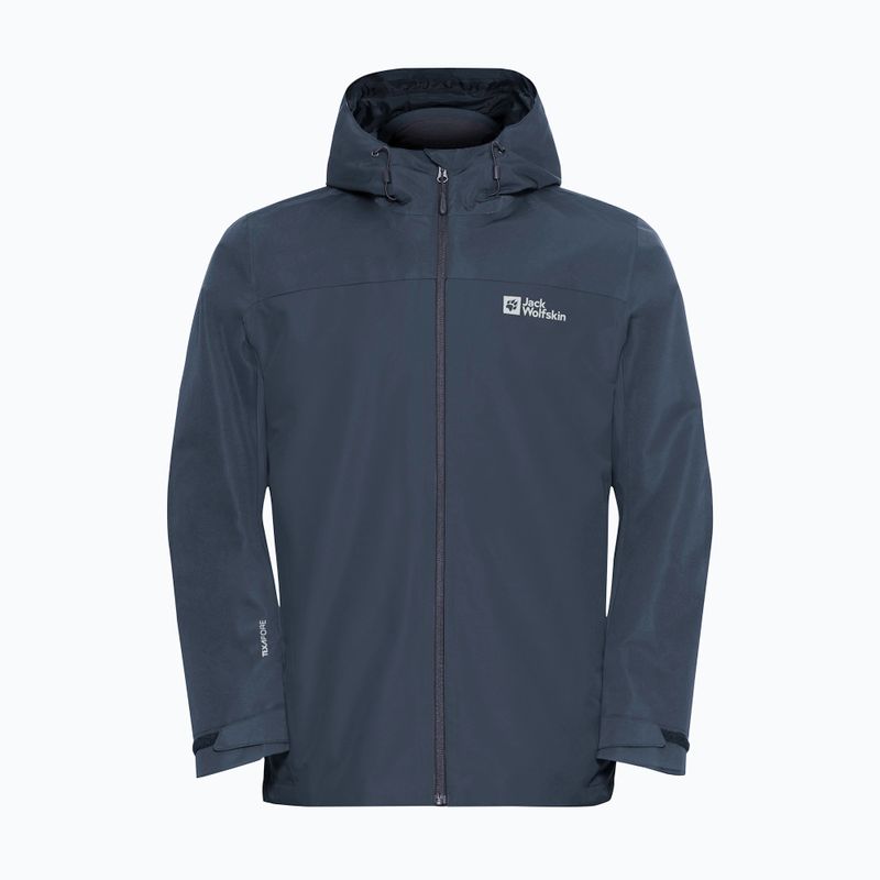 Pánska bunda 3v1Jack Wolfskin Taubenberg 3In1 midnight sky 10
