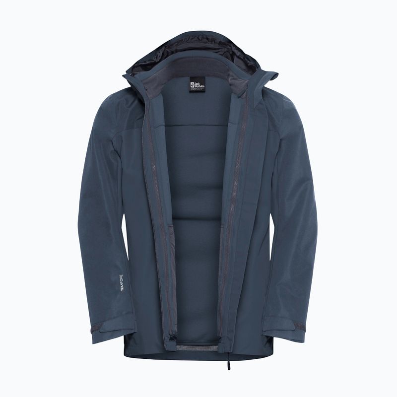 Pánska bunda 3v1Jack Wolfskin Taubenberg 3In1 midnight sky 13