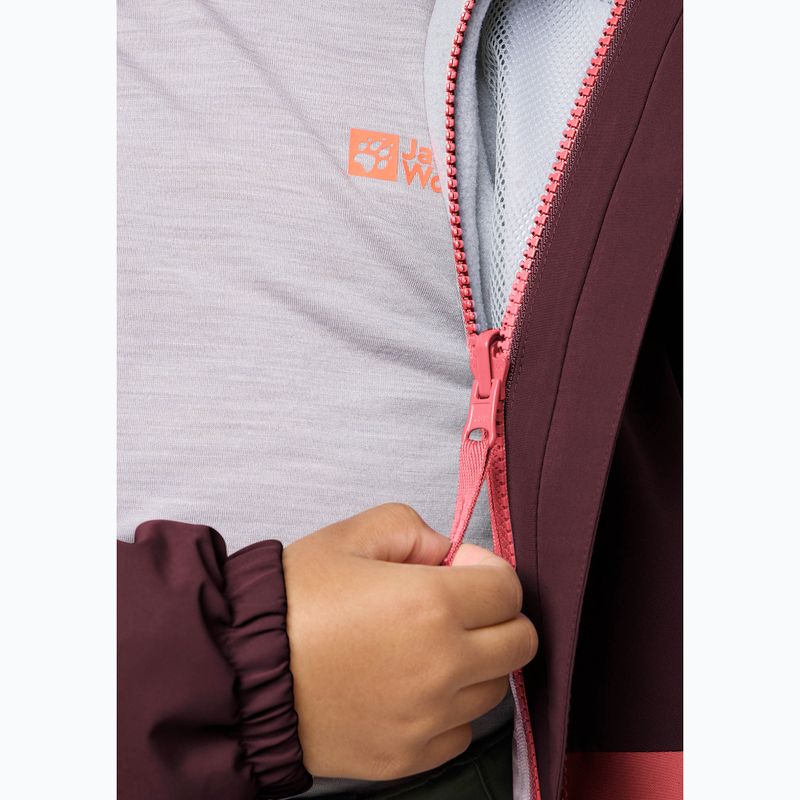 Detská bunda 3v1 Jack Wolfskin Iceland 3IN1 sunset coral 12
