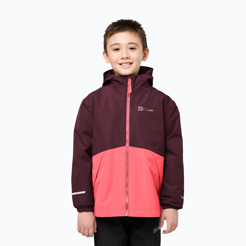 Detská bunda 3v1 Jack Wolfskin Iceland 3IN1 sunset coral 13