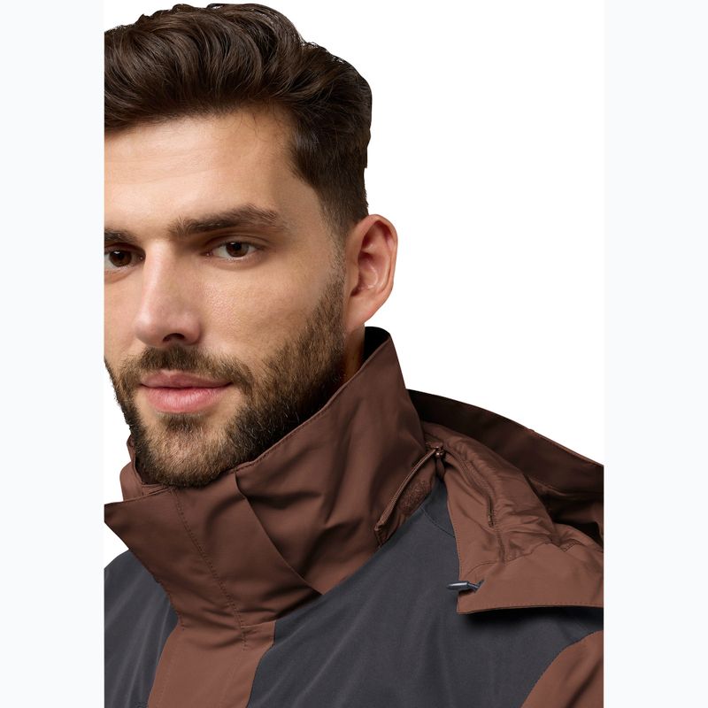 Pánska bunda 3 v 1 Jack Wolfskin Jasper 3In1 hot chocolate 9