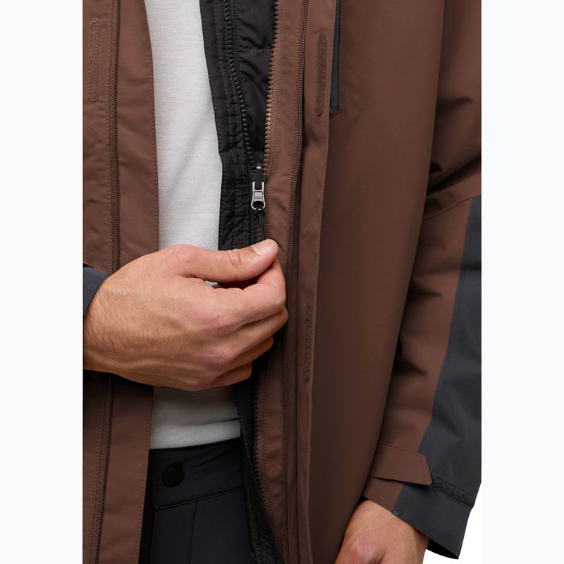 Pánska bunda 3 v 1 Jack Wolfskin Jasper 3In1 hot chocolate 15