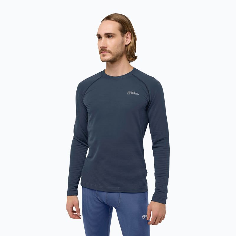 Pánske termo tričko longsleeve Jack Wolfskin Infinite Warm midnight sky