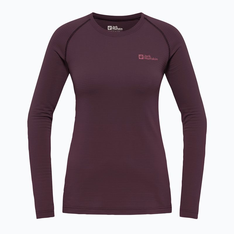 Dámske termo tričko longsleeve Jack Wolfskin Infinite Warm amaranth 3