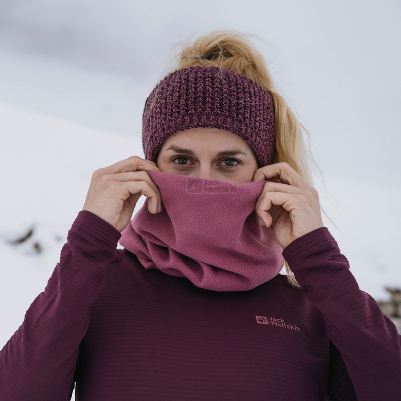 Dámska termoakčná mikina Jack Wolfskin Infinite Warm amaranth 6