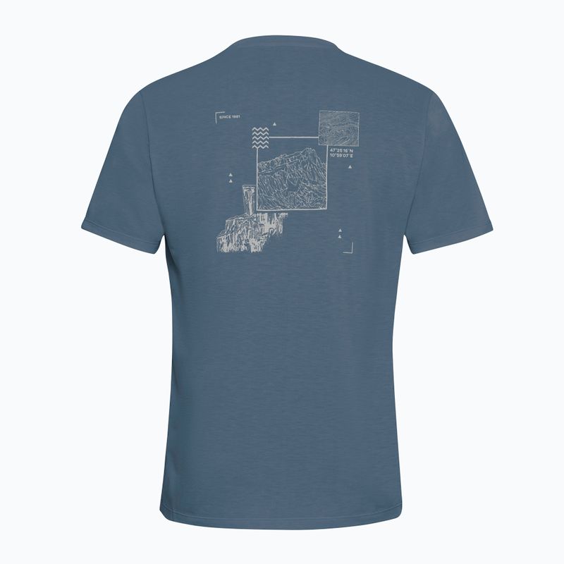 Pánske tričko Jack Wolfskin Vonnan Graphic peak trail midnight sky 7