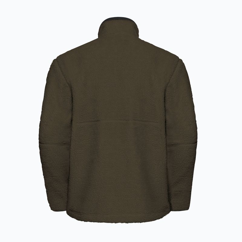 Pánska fleecová mikina Jack Wolfskin Stone Lite obsidian moss 8