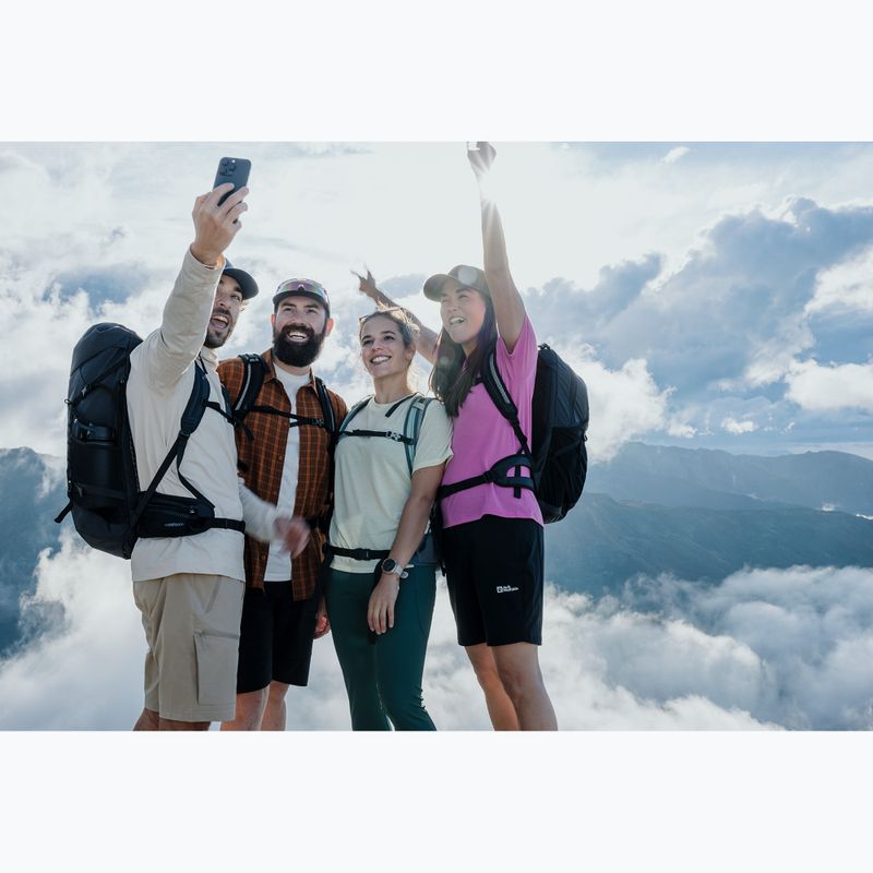 Dámske trekingové tričko Jack Wolfskin Vonnan foxglove 10