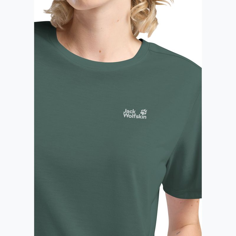 Dámske trekingové tričko Jack Wolfskin Vonnan sago palm 4