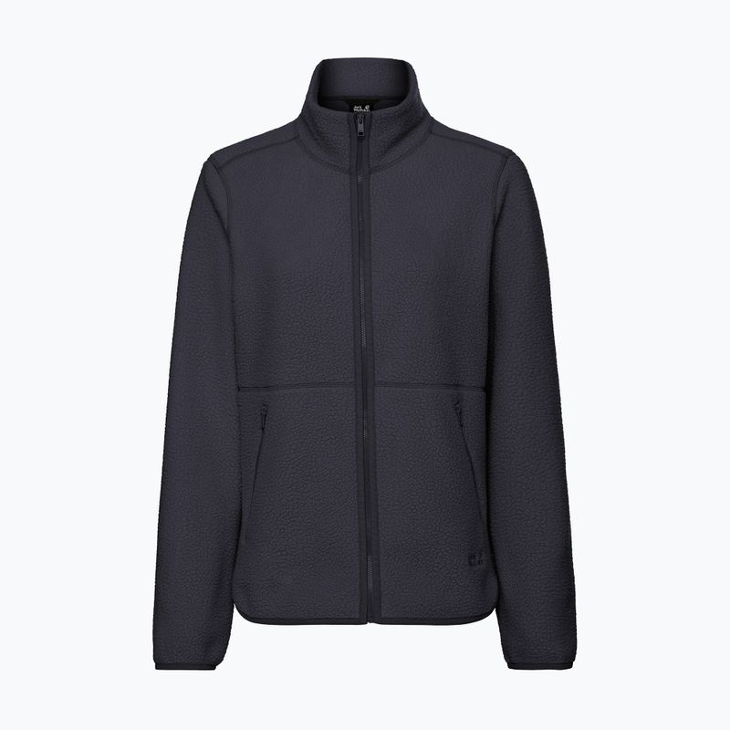 Dámska fleecová mikina Jack Wolfskin Lite Curl Full Zip dark navy 7