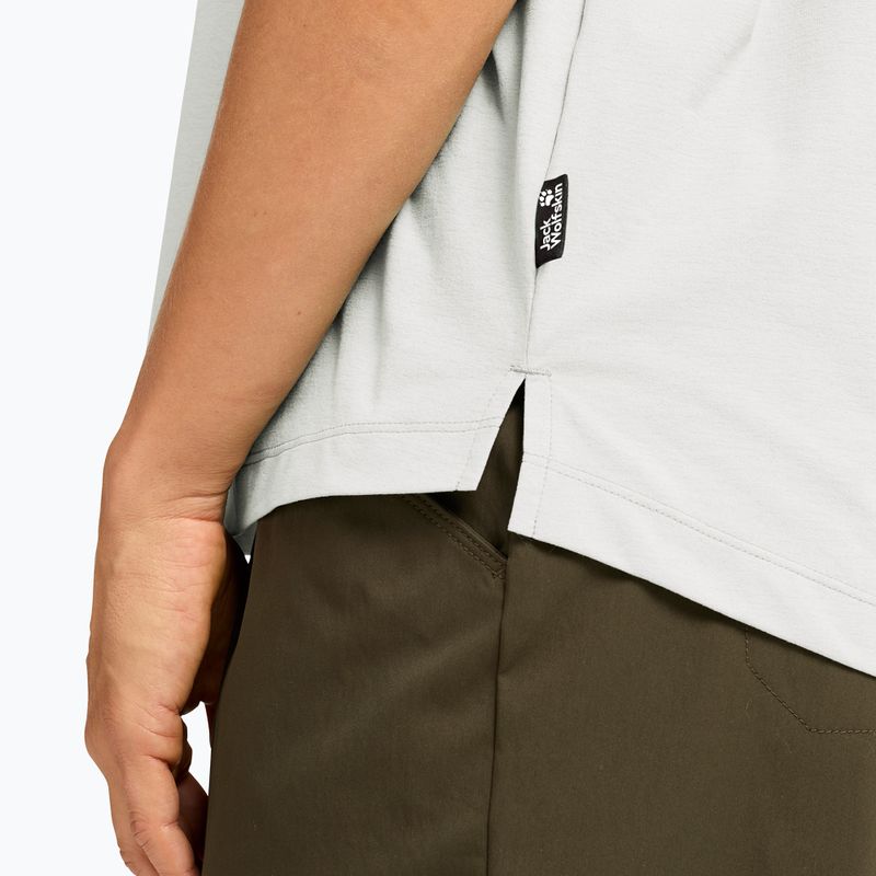 Dámske trekingové tričko Jack Wolfskin Travel T stark white 4