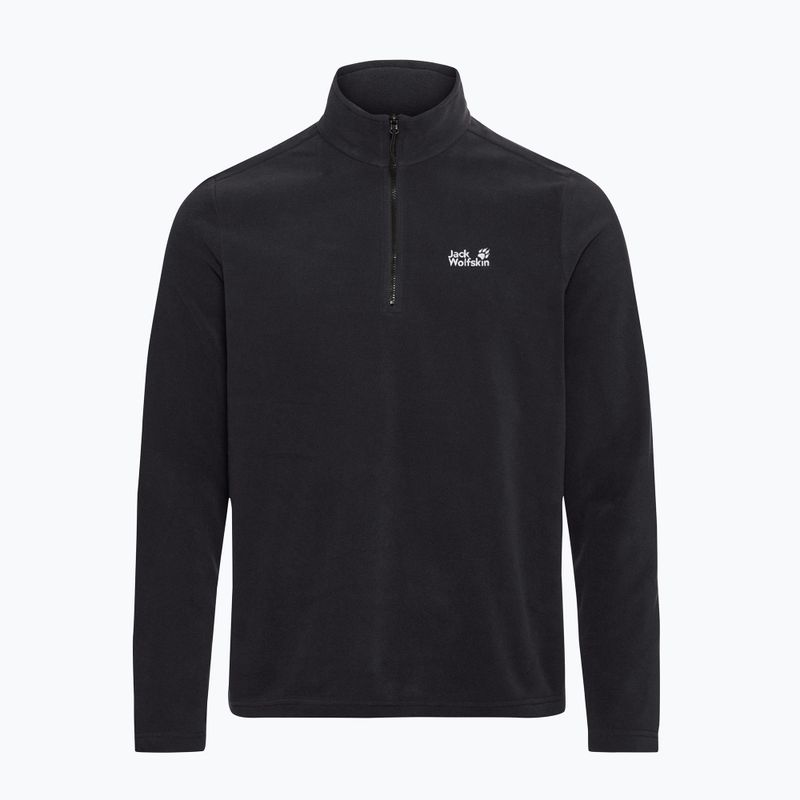 Pánska fleecová mikina Jack Wolfskin Taunus 100 Half Zip black 5