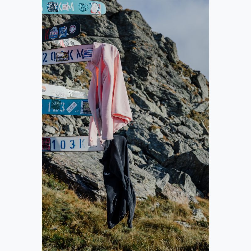 Pánska fleecová mikina Jack Wolfskin Taunus 100 Half Zip black 12