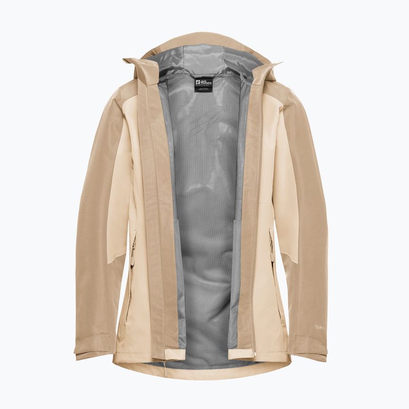 Dámska nepremokavá bunda Jack Wolfskin Wildbound 2L oyster 8