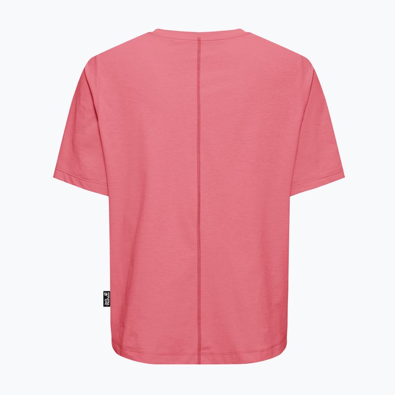 Dámske trekingové tričko Jack Wolfskin Travel T evening rose 6