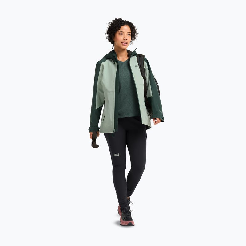 Dámska nepremokavá bunda Jack Wolfskin Wildbound 2L green zinnia 2