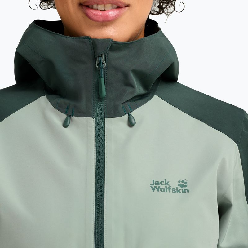 Dámska nepremokavá bunda Jack Wolfskin Wildbound 2L green zinnia 4